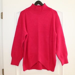 Anthropologie hot pink sweater (women’s L)